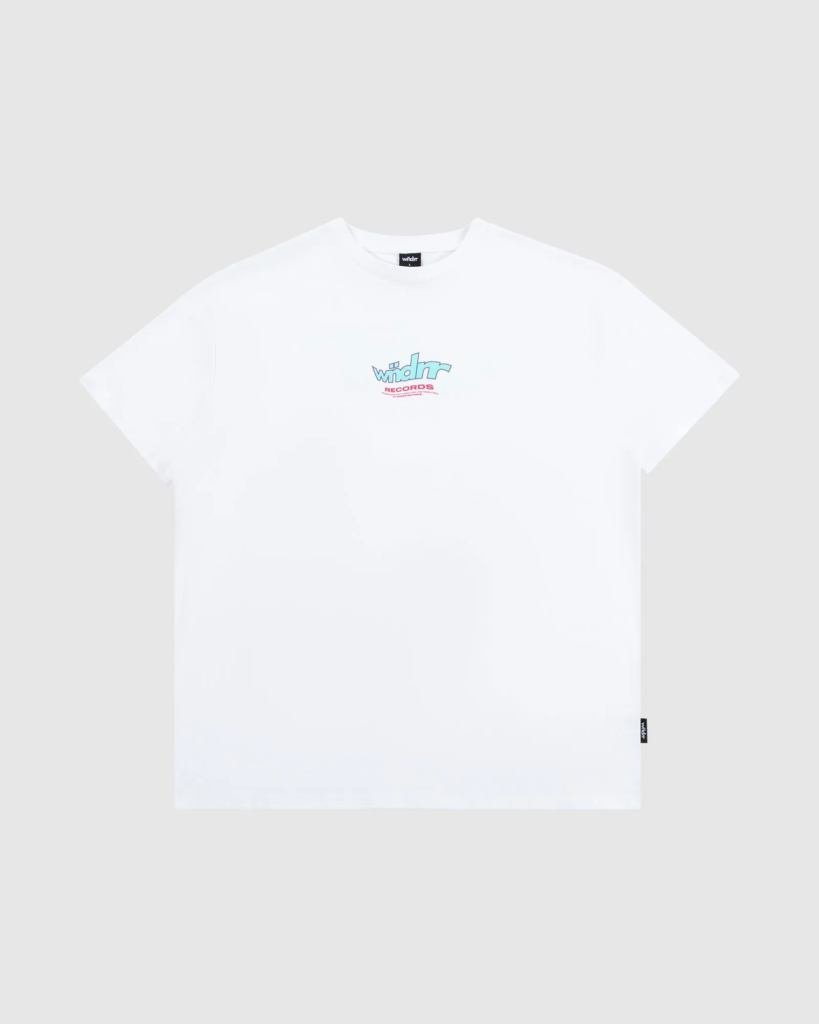 WARPED BOX FIT TEE - WHITE