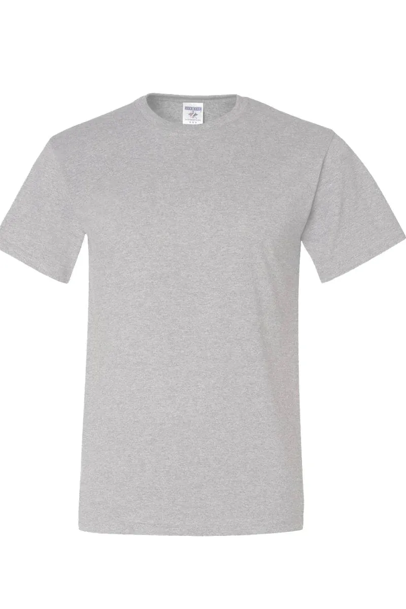 Watercolor He Lives Dri-Power 50/50 Tee
