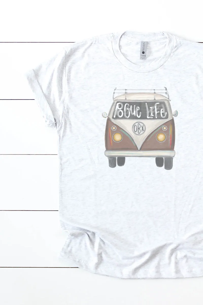 Watercolor Pogue Life Tri-Blend Crew Tee