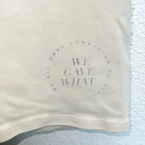 We Wore What Cream We Gave What High Waisted Biker Shorts