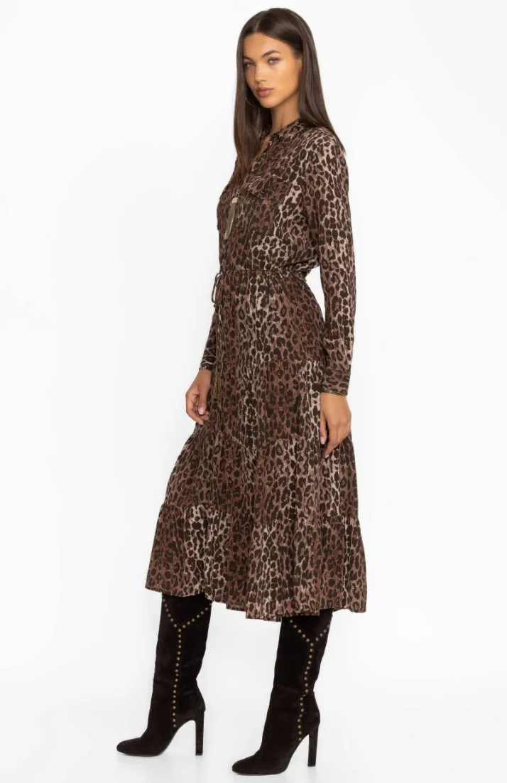 Western Tier Slip Dress