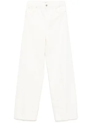 Wide leg denim jeans