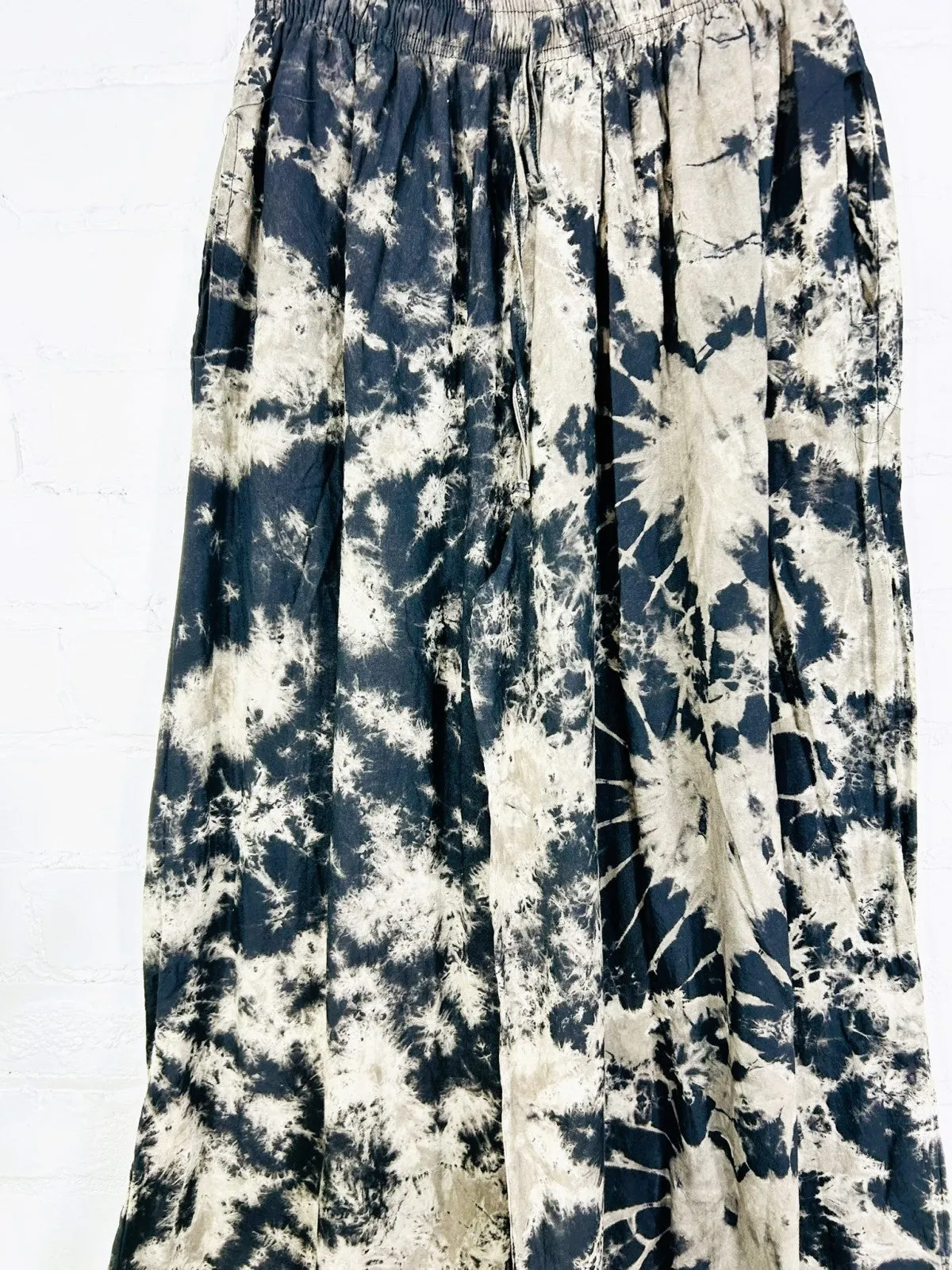 Wide Leg Elasticated Trousers