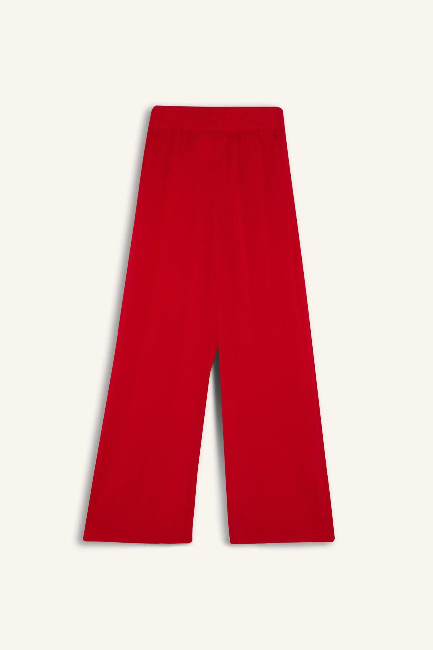 Wide Leg Normal Waist Standard Length Trousers