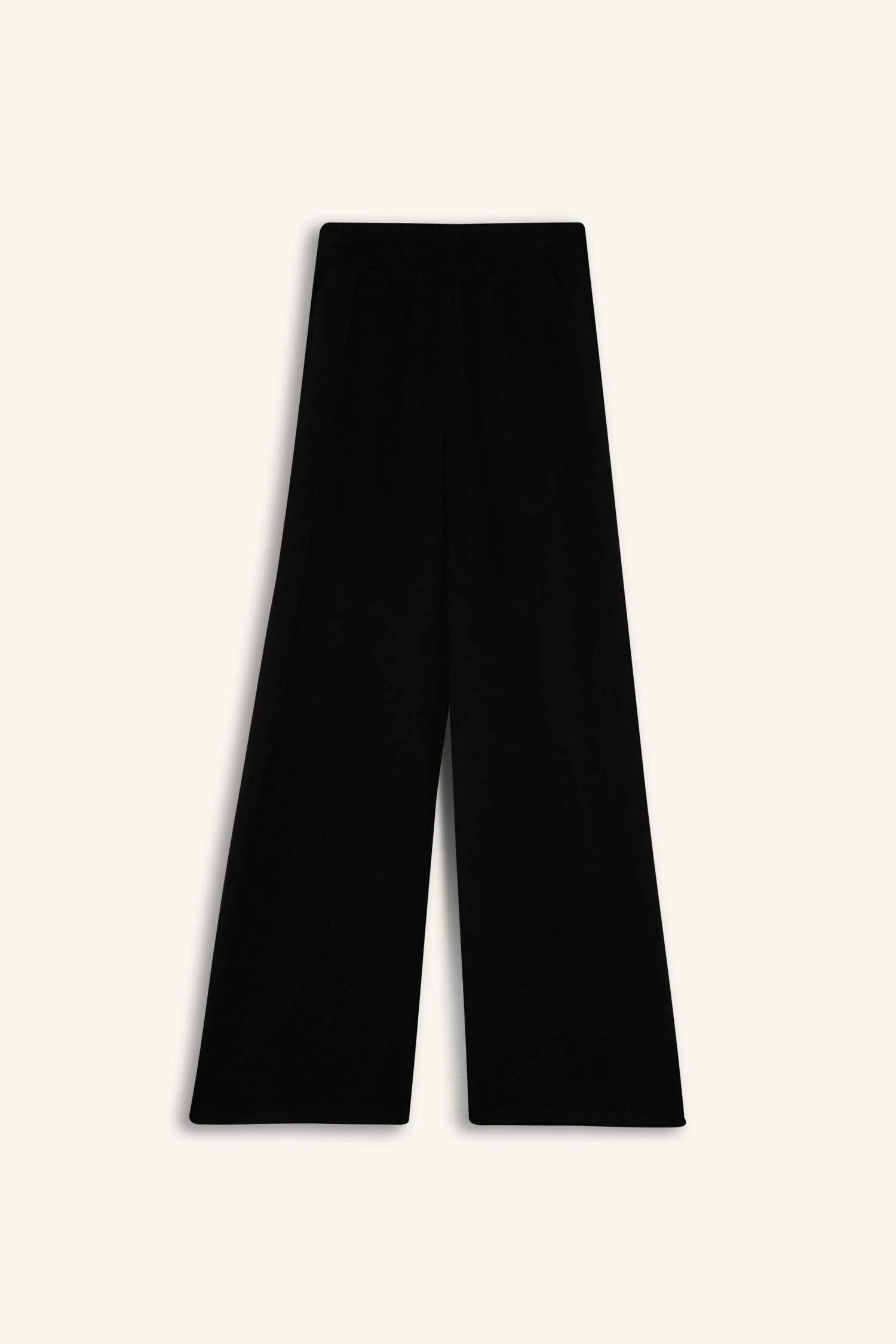 Wide Leg Normal Waist Standard Length Trousers