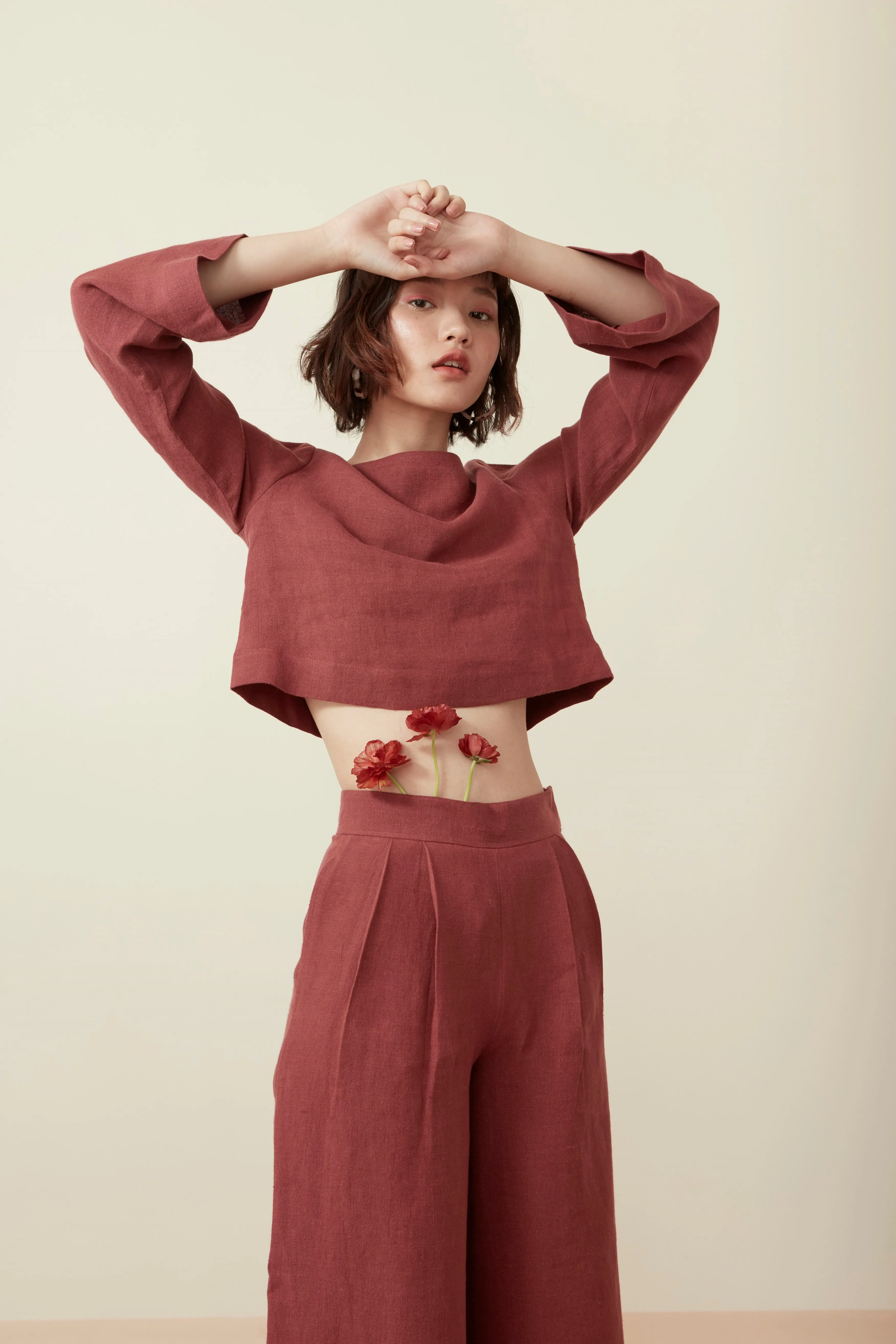 WIDE LEG TROUSERS