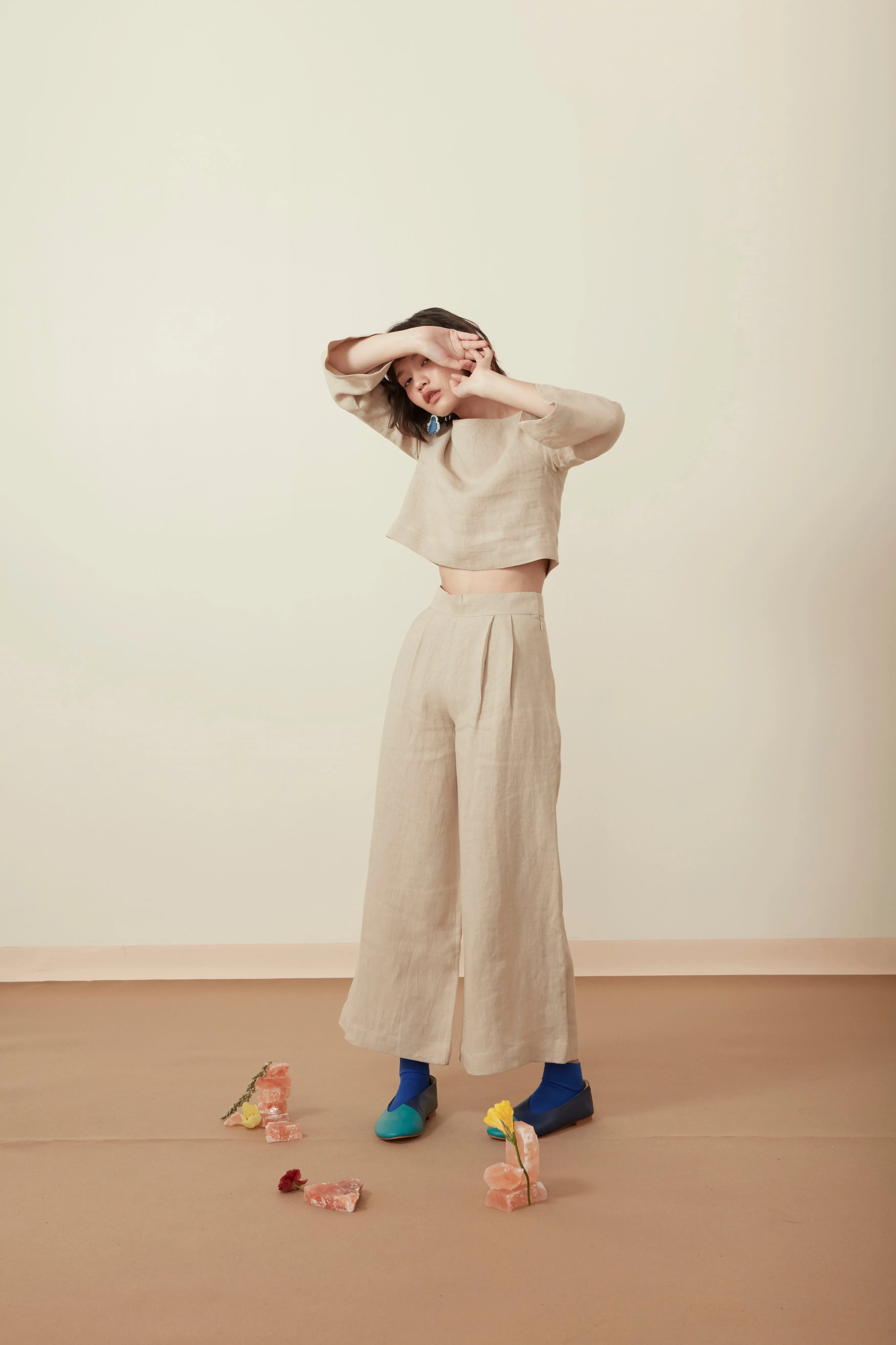 WIDE LEG TROUSERS