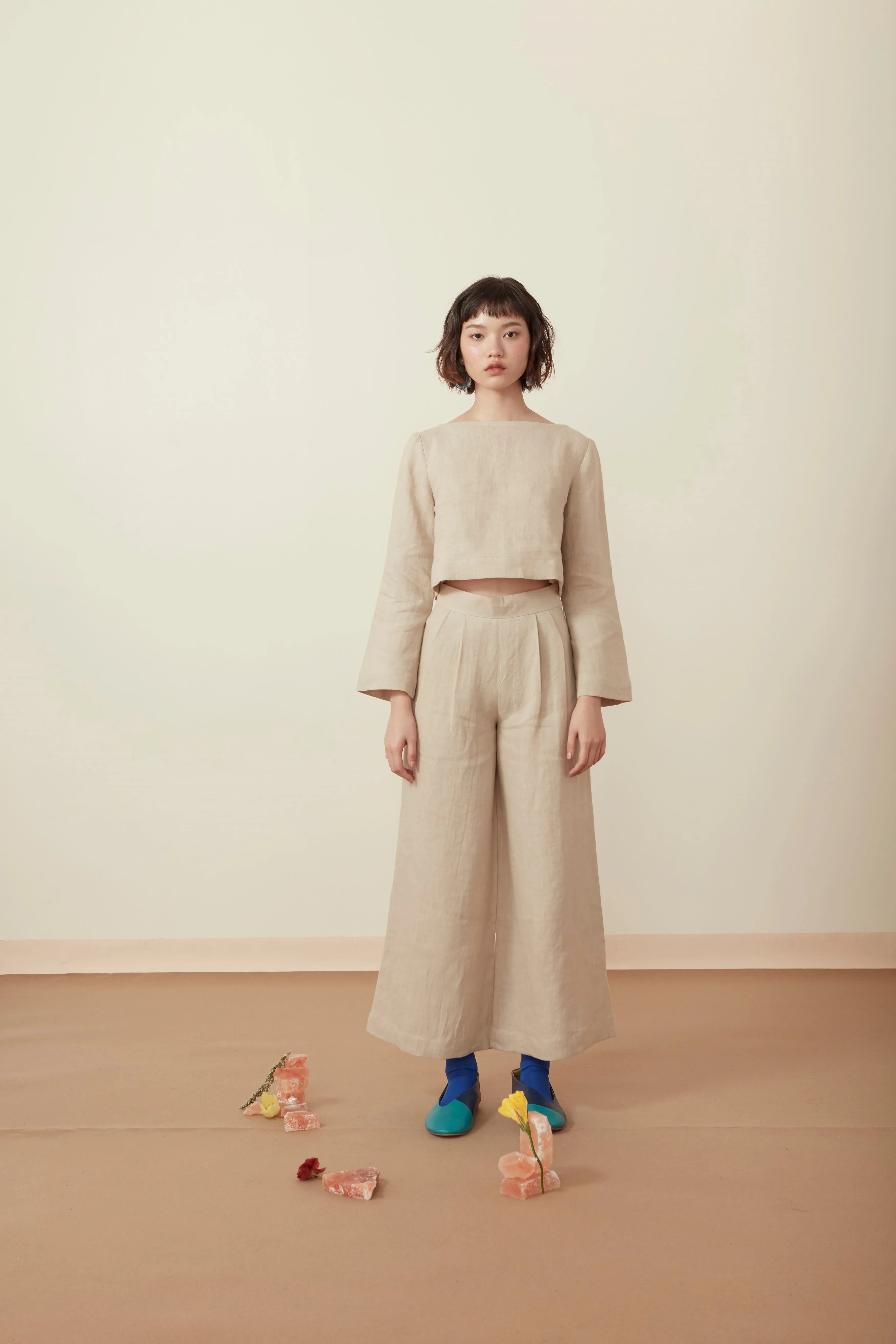 WIDE LEG TROUSERS