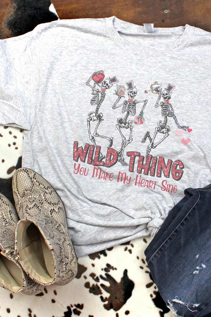 Wild Thing Valentines Unisex Dri-Power 50/50 Tee