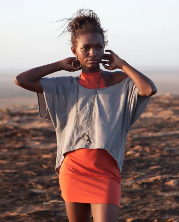 Women's Boxy Tee - Gray
