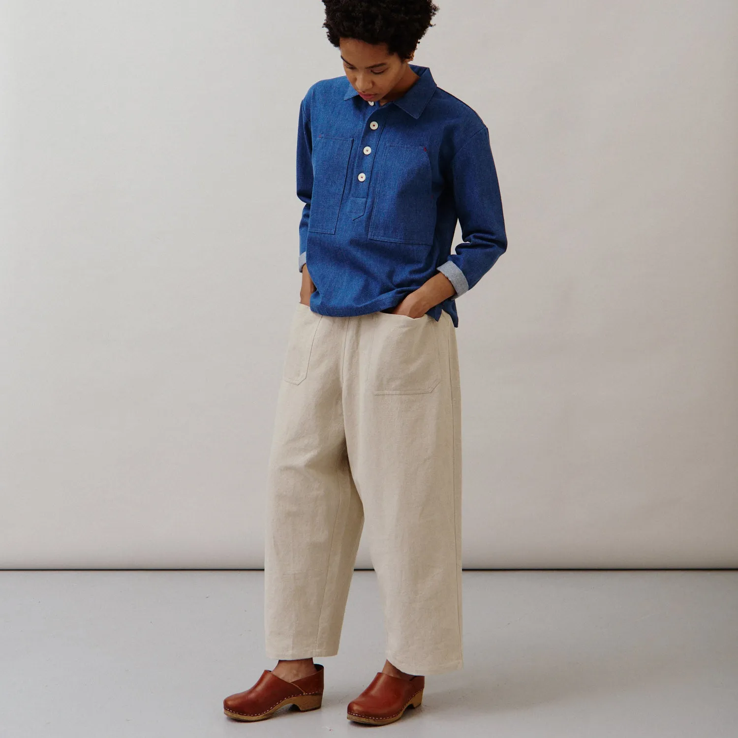 Women's Cotton Tilsy Trousers - Oat