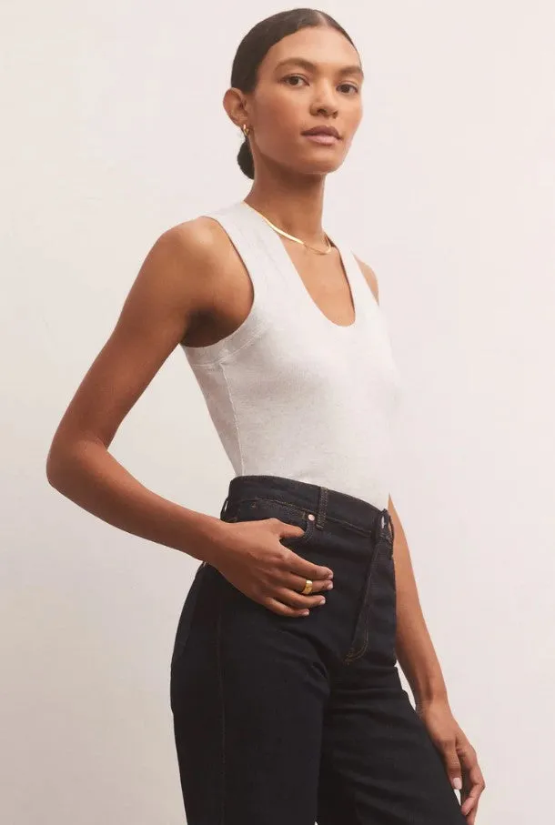 Z Supply Sirena Rib Tank, White/Black/Seaglass/Sunrise