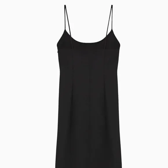 Zara Limited Edition 1998 Archive Collection Black Midi Dress Size XS NWT